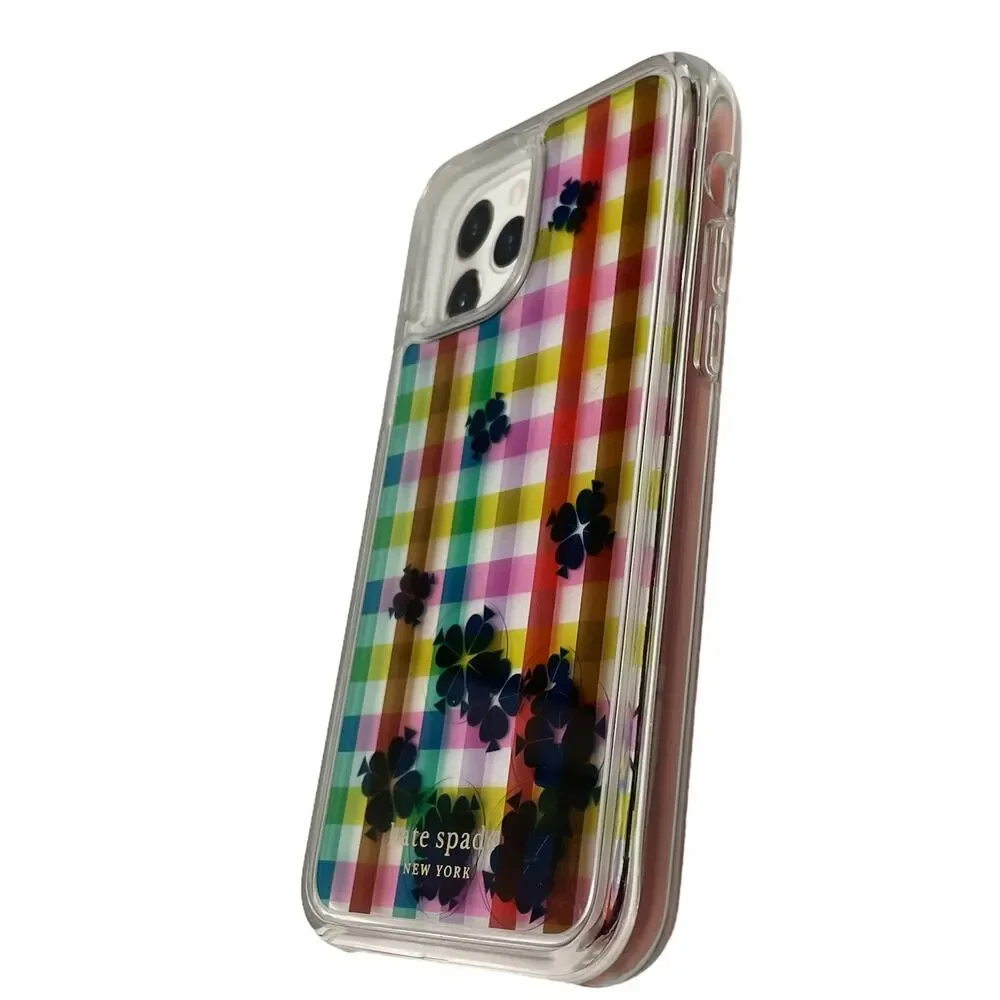 Kate Spade bella plaid liquid iphone 11 pro case
